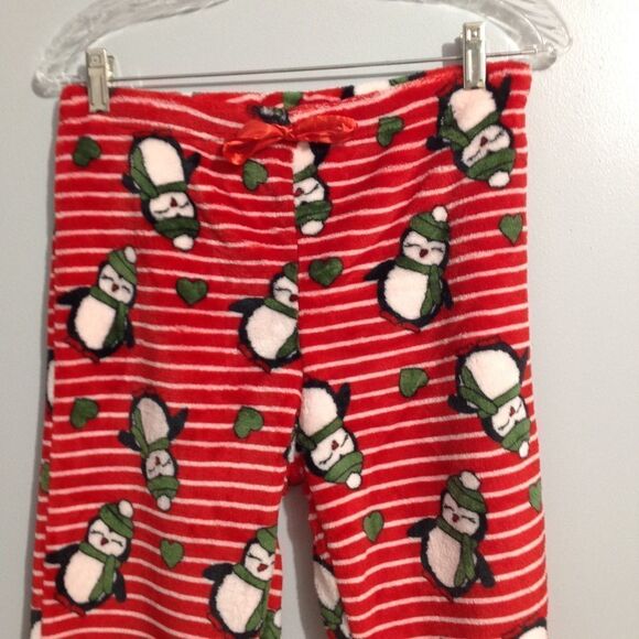 Weekending Christmas penguin pj bottoms size L - Picture 3 of 5